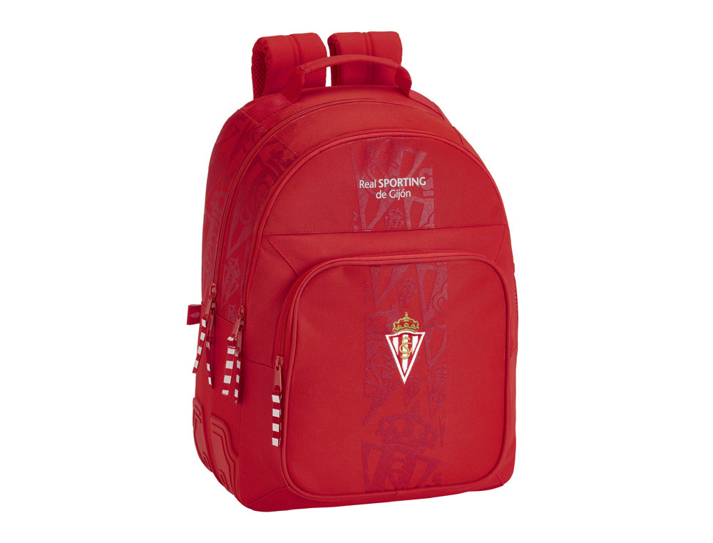 CARTERA ESCOLAR SAFTA SPORTING DE GIJON MOCHILA 320X420X150 MM