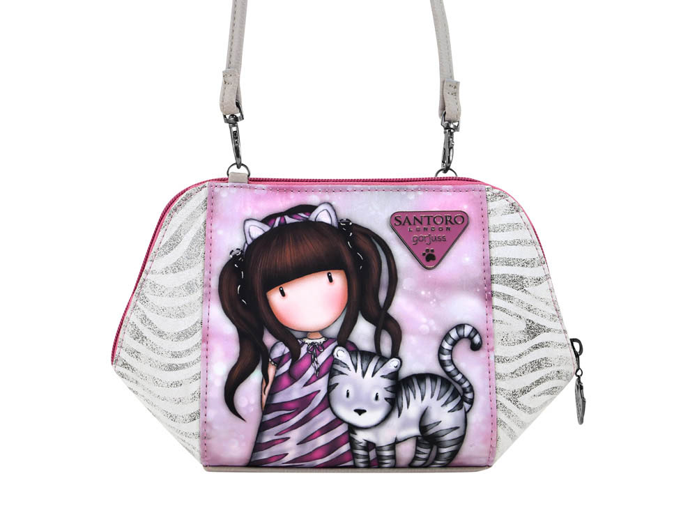 BOLSO BANDOLERA ESCOLAR SAFTA SANTORO S GORJUSS WILD 260X95X155 MM