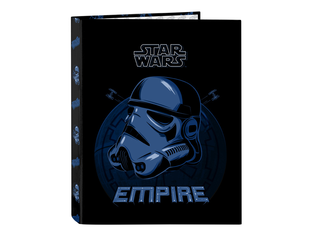 CARPETA SAFTA CARTON FOLIO 4 ANILLAS MIXTAS STAR WARS DIGITAL ESCAPE