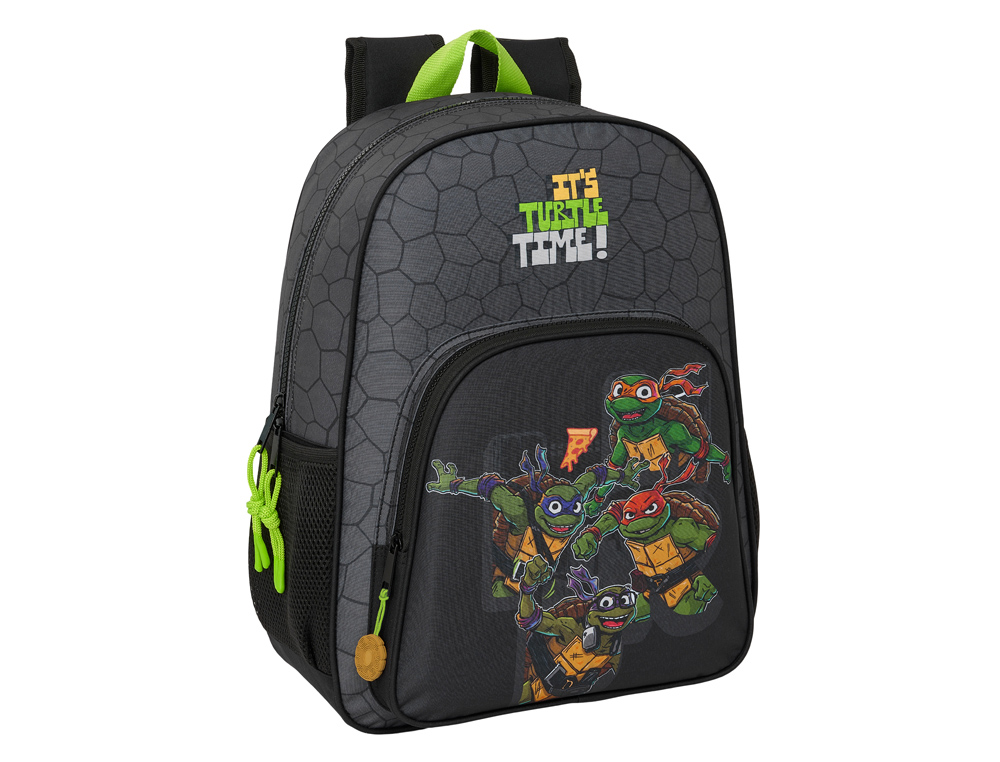 MOCHILA SAFTA ADAPTADA A CARRO TORTUGAS NINJA 420X330X140 MM