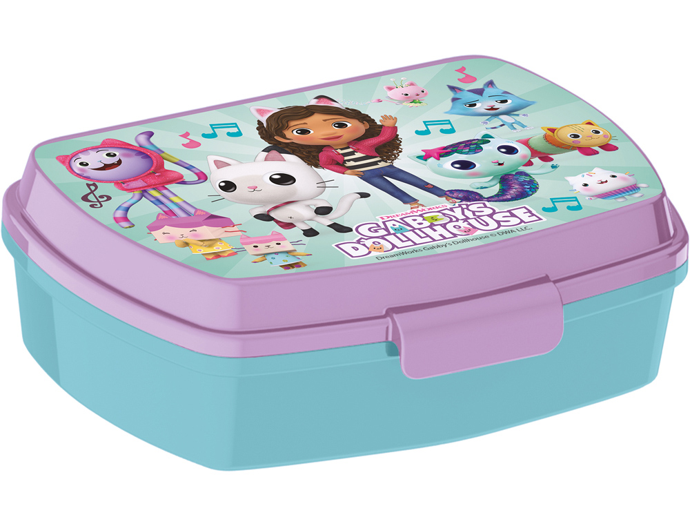SANDWICHERA SAFTA GABBY S DOLLHOUSE PARTY 56X170X133 MM