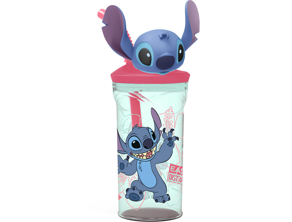 VASO FIGURITA 3D SAFTA 360ML STITCH ALOHA 230X90X60 MM