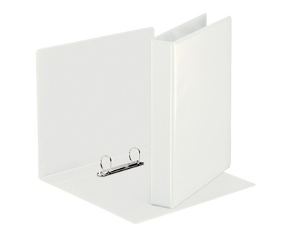 CARPETA CANGURO ESSELTE BASICA 2 ANILLAS REDONDAS 16 MM DIN A4 PLASTICO COLOR BLANCO