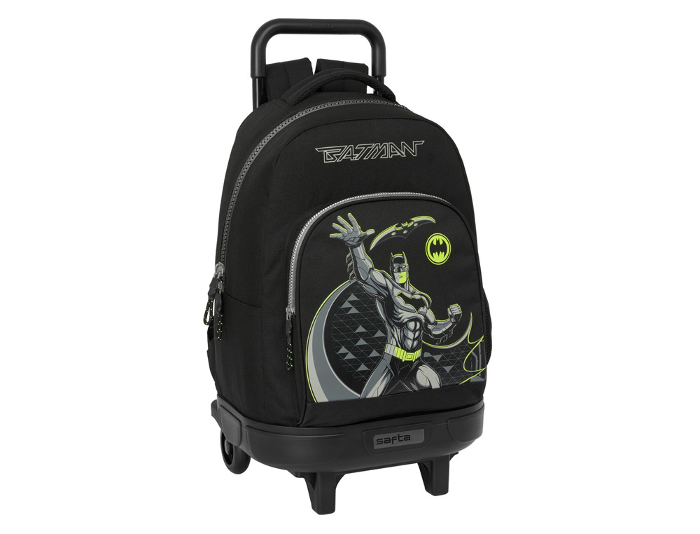 MOCHILA SAFTA GRANDE CON RUEDAS COMPACT EXTRAIBLE BATMAN GAME OVER 450X330X220 MM