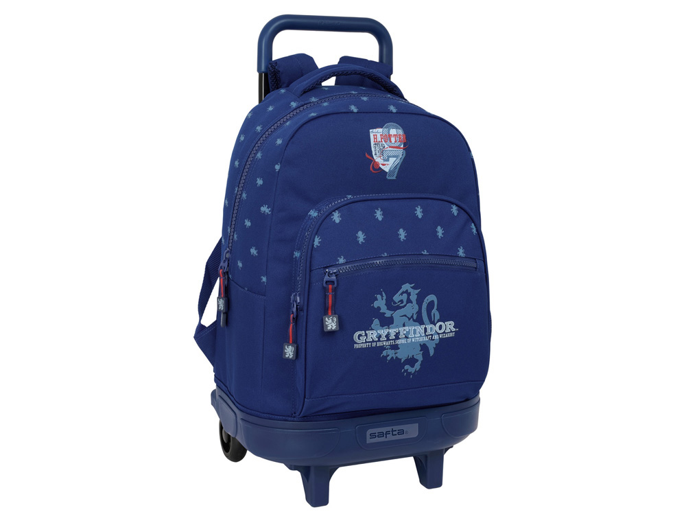 MOCHILA SAFTA GRANDE CON RUEDAS COMPACT EXTRAIBLE HARRY POTTER CAPTAIN 450X330X220 MM