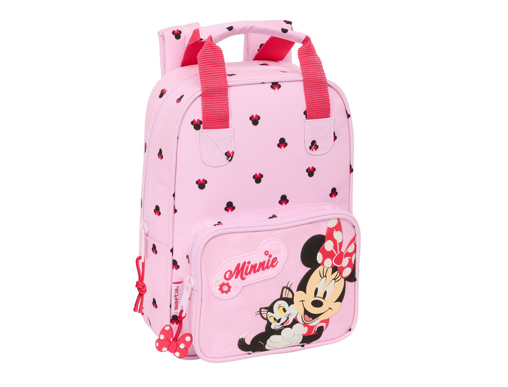 MOCHILA SAFTA INFANTIL CON ASAS MINNIE MOUSE NALVE 280X200X80 MM