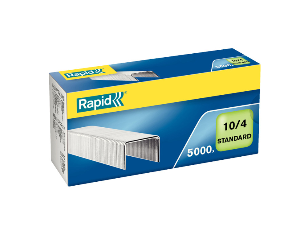 GRAPAS RAPID N 10/4 MM GALVANIZADA CAJA DE 5000 UNIDADES