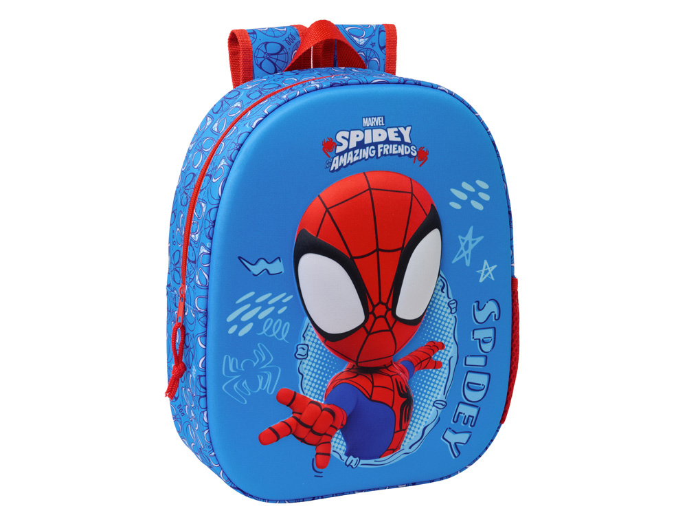 MOCHILA SAFTA 3D SPIDEY 330X270X100 MM