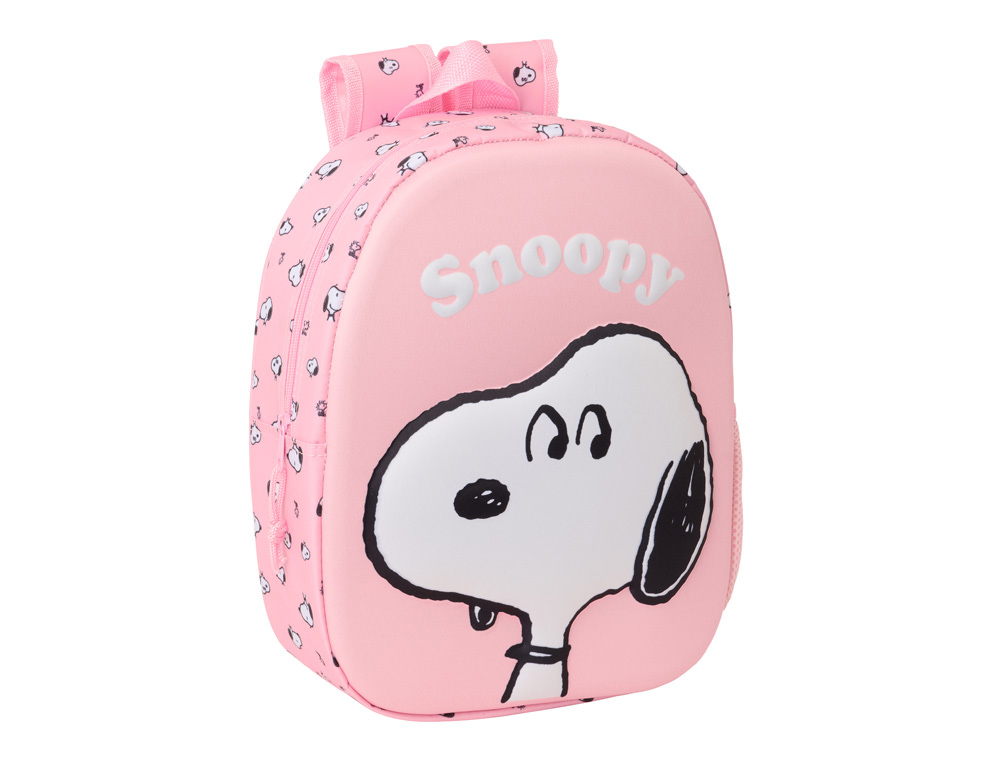 MOCHILA SAFTA 3D SNOOPY 330X270X100 MM