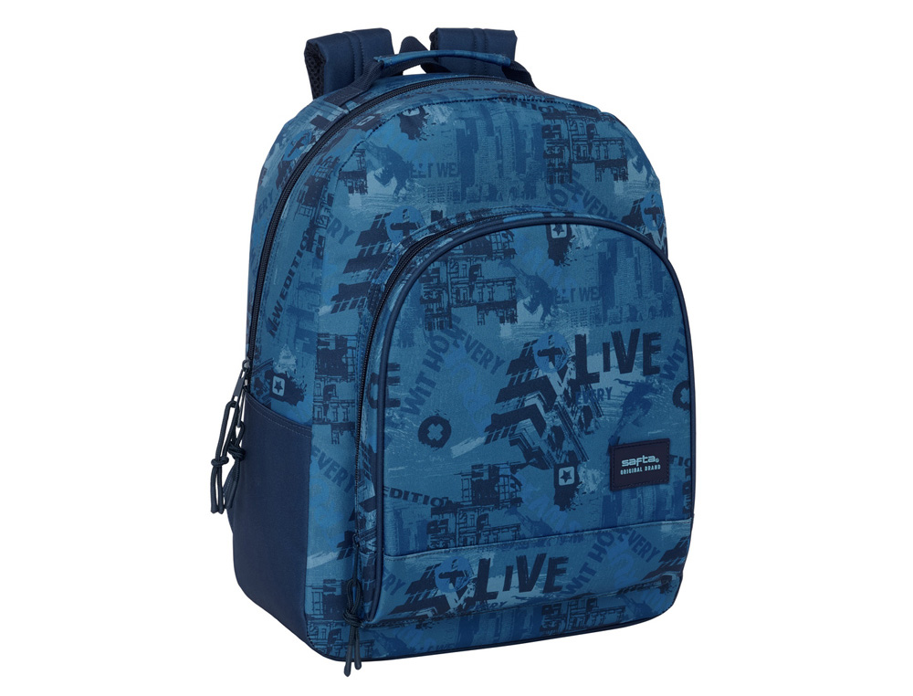 MOCHILA SAFTA ADAPTABLE A CARRO NEW EDITION 420X320X150 MM