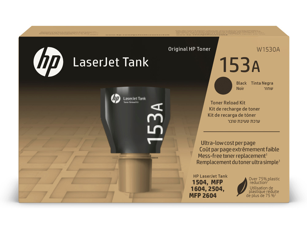 KIT RECARGA TONER HP LJ TANK 1600/2600 N 153A 2.500 PAGINAS