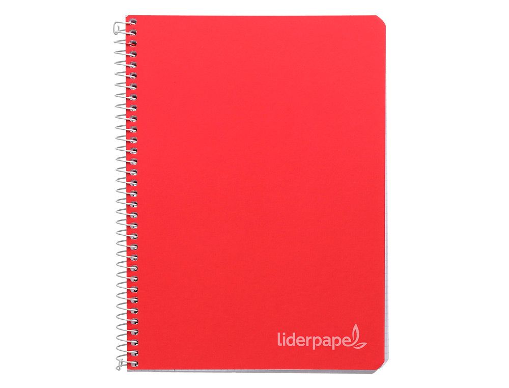 CUADERNO ESPIRAL LIDERPAPEL CUARTO WITTY TAPA DURA 80H 75GR PAUTA ANCHA 3,5MM CON MARGEN COLORES SURTIDOS