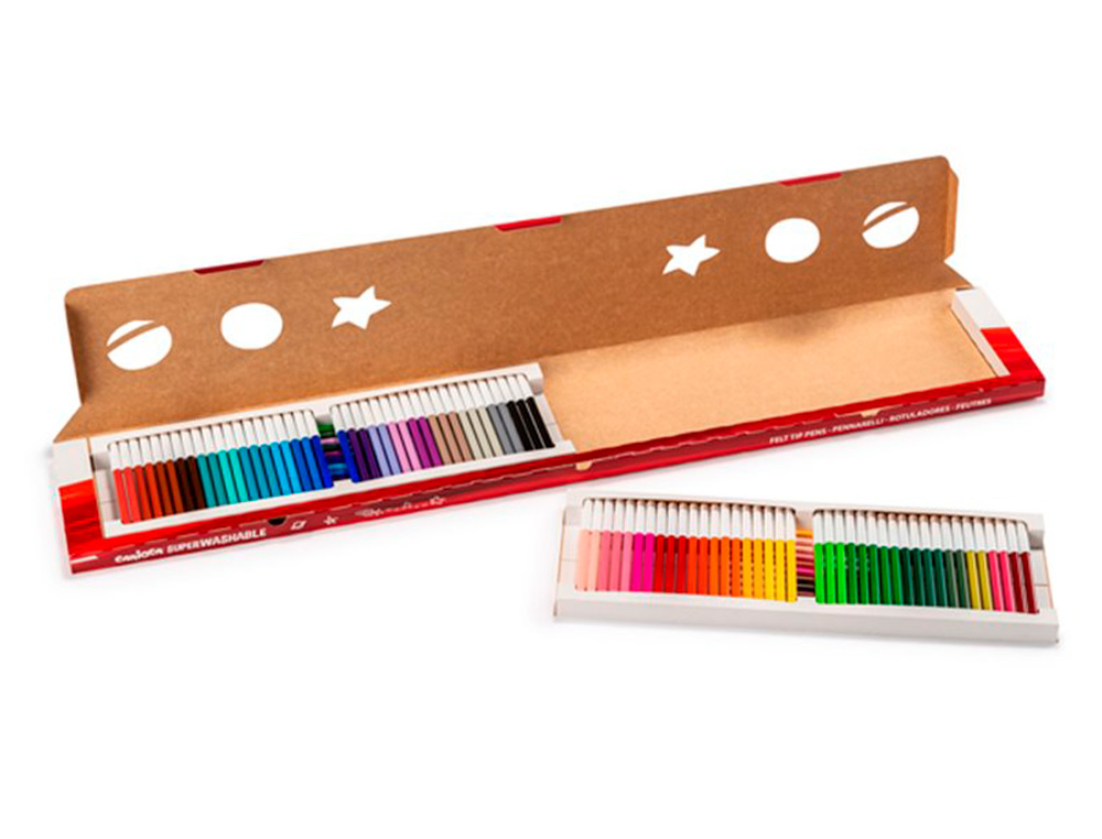 ROTULADOR CARIOCA JOY METRO CAJA DE 100 UNIDADES COLORES SURTIDOS