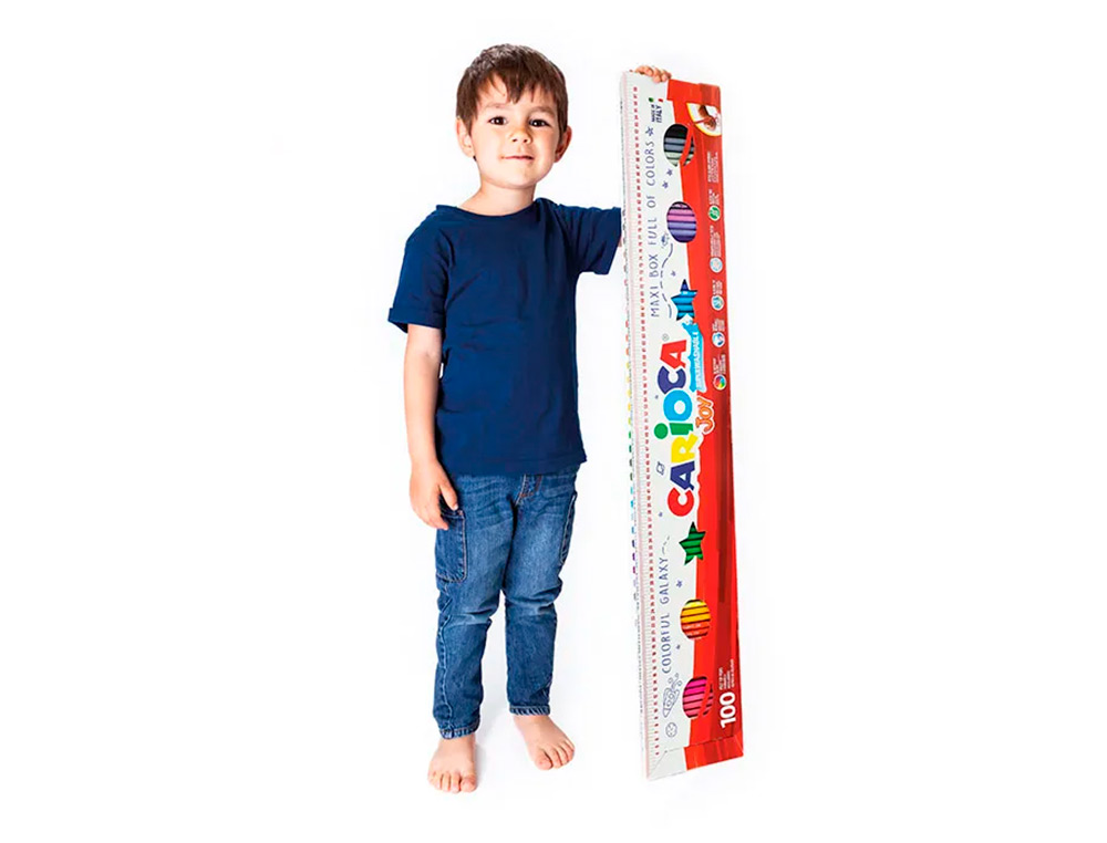 ROTULADOR CARIOCA JOY METRO CAJA DE 100 UNIDADES COLORES SURTIDOS