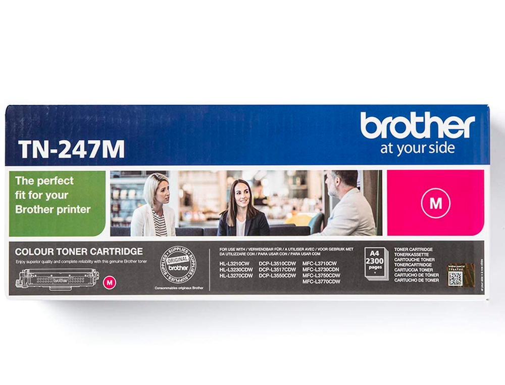 TONER BROTHER TN247M DCP-L3510CDW / HL-L3270CDW / MFC-L3710CW MAGENTA 2300 PAGINAS