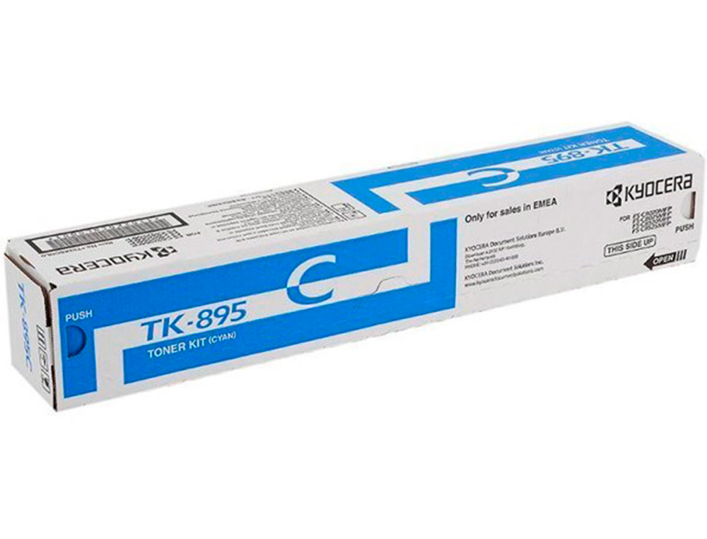 TONER KYOCERA -MITA TK895C FSC-8020MCP / 8025MCP / C8520 / C8525 LASER CIAN TK895C