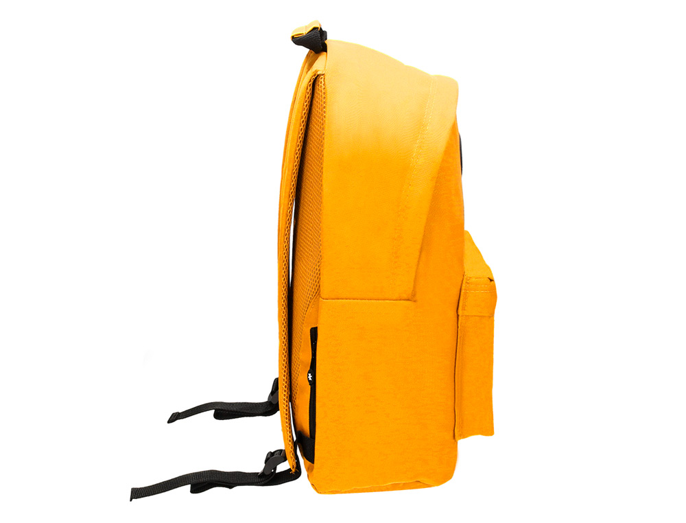 MOCHILA ANTARTIK CON ASA Y BOLSILLOS CON CREMALLERA COLOR MOSTAZA 310X160X410 MM