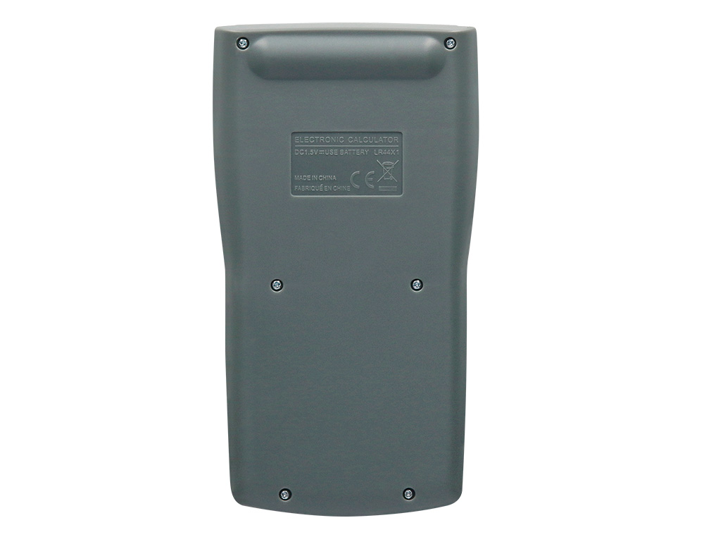CALCULADORA LIDERPAPEL CIENTIFICA XF34 12 DIGITOS 240 FUNCIONES CON TAPA SOLAR Y PILAS COLOR GRIS 156X85X20