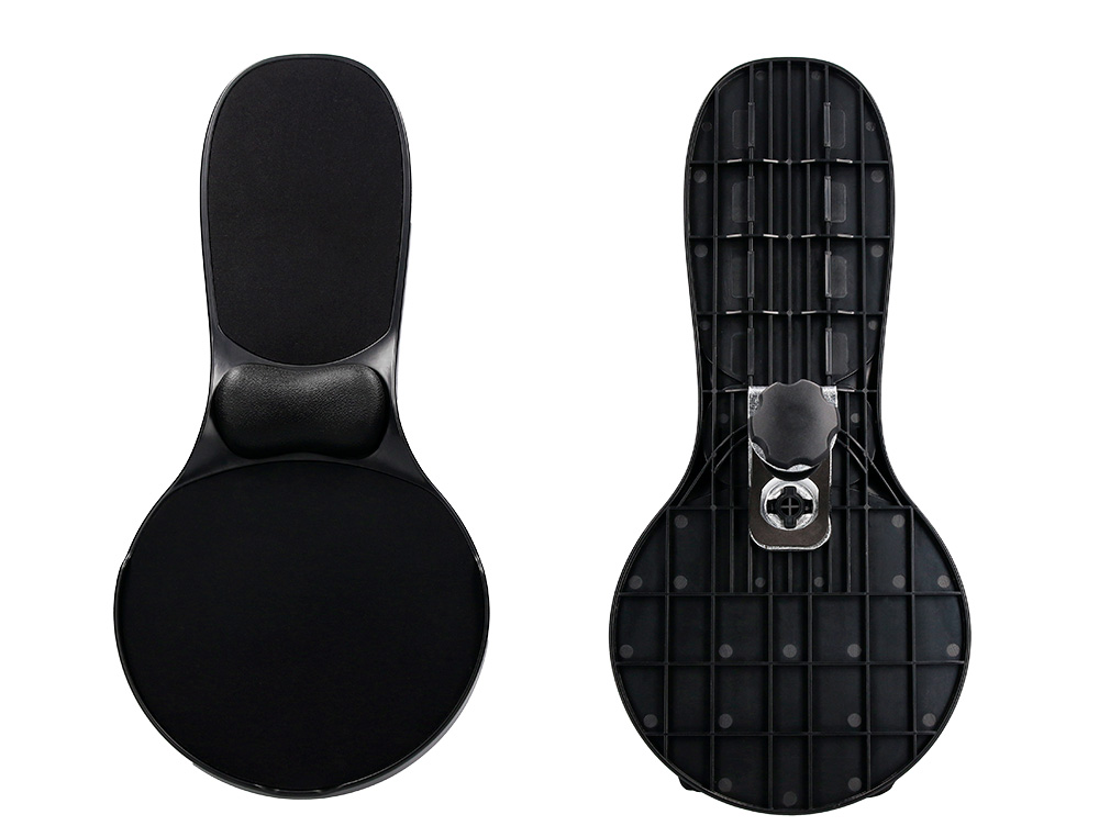REPOSABRAZOS ERGONOMICO Q-CONNECT CON ALFOMBRILLA DE RATON Y APOYO DE MUECA COLOR NEGRO 220X140X480 MM