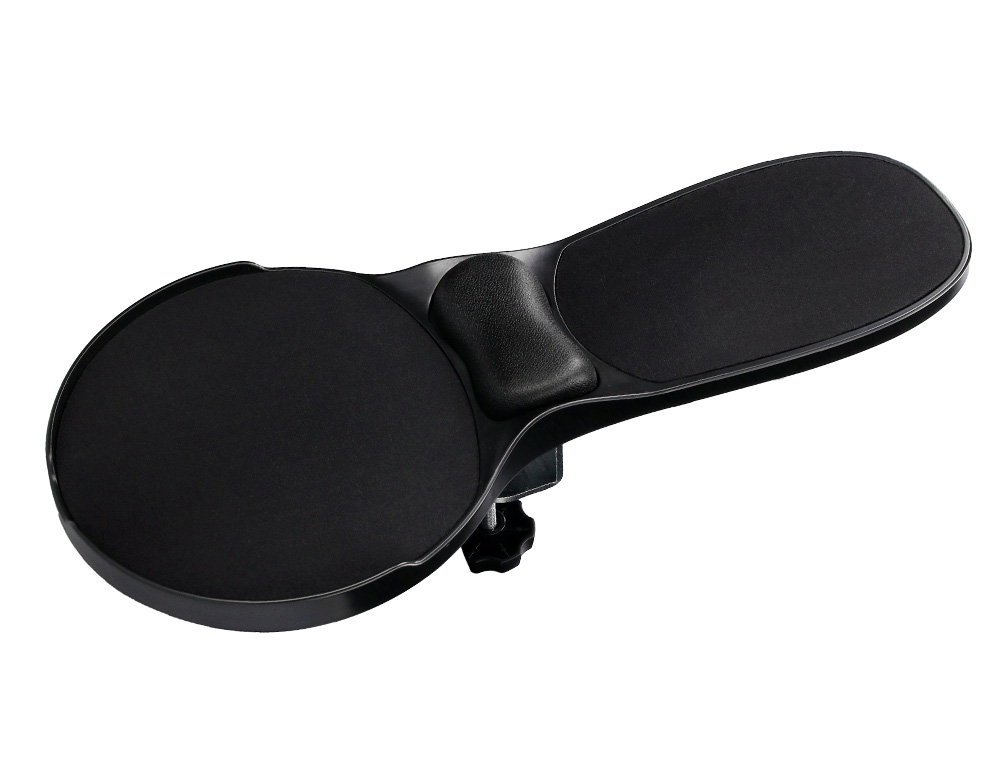 REPOSABRAZOS ERGONOMICO Q-CONNECT CON ALFOMBRILLA DE RATON Y APOYO DE MUECA COLOR NEGRO 220X140X480 MM