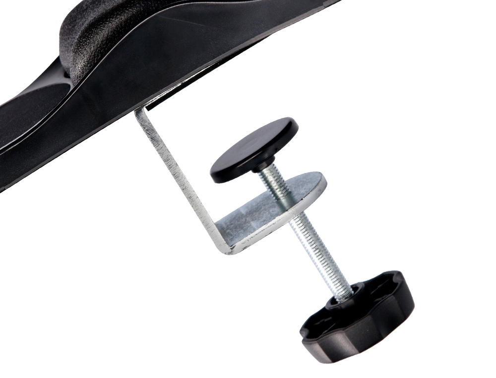 REPOSABRAZOS ERGONOMICO Q-CONNECT CON ALFOMBRILLA DE RATON Y APOYO DE MUECA COLOR NEGRO 220X140X480 MM