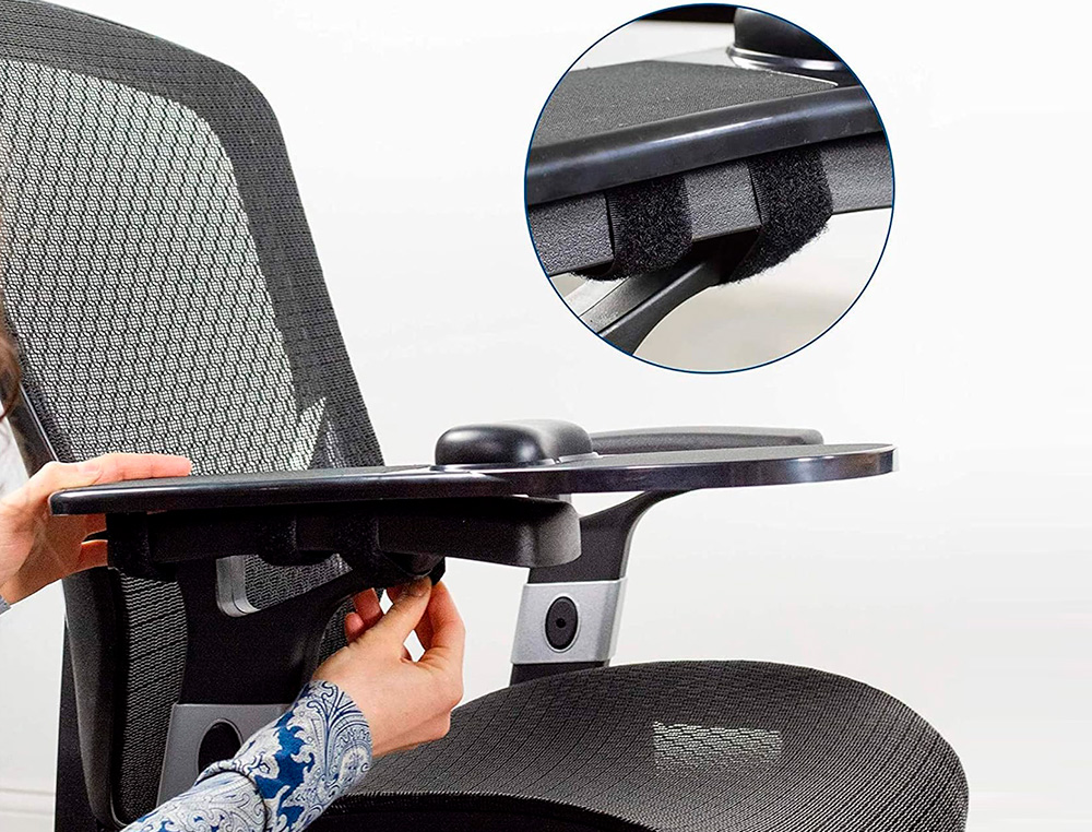 REPOSABRAZOS ERGONOMICO Q-CONNECT CON ALFOMBRILLA DE RATON Y APOYO DE MUECA COLOR NEGRO 220X140X480 MM