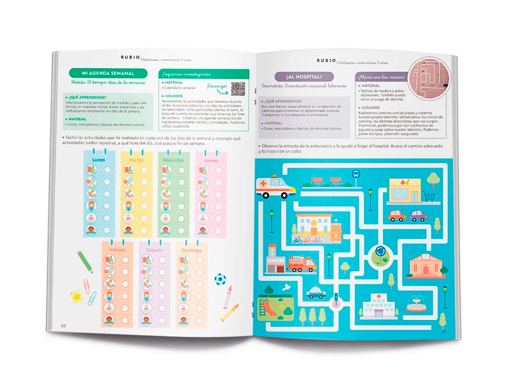 CUADERNO RUBIO HABILIDADES MATEMATICAS + 5 AOS