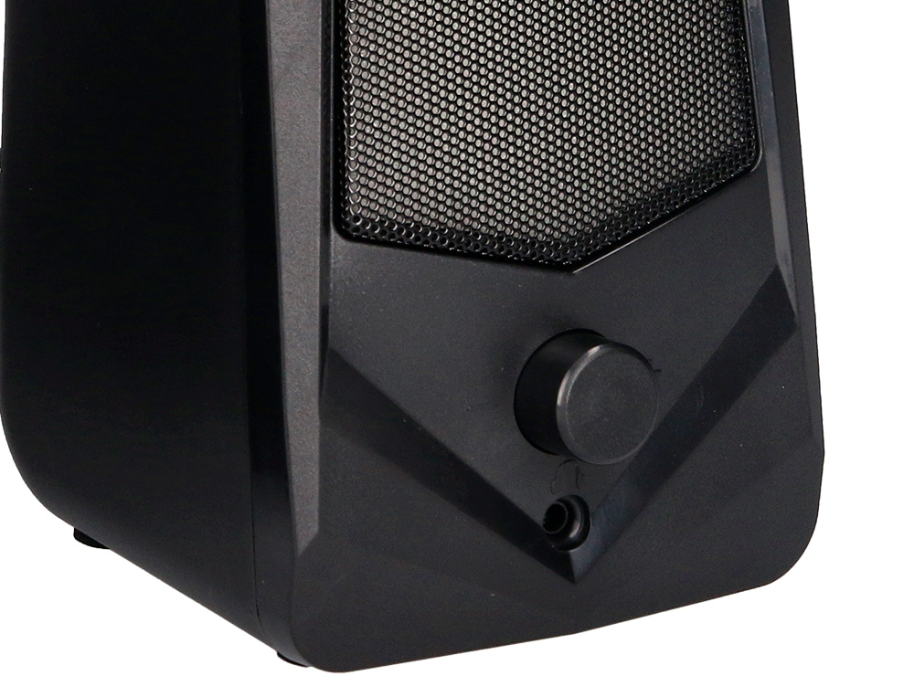 ALTAVOCES Q-CONNECT BLUETOOTH CON ILUMINACIÓN RGB POT ENCIA MAXIMA 2X3W CONTROL DE VOLUMEN COLOR NEGRO