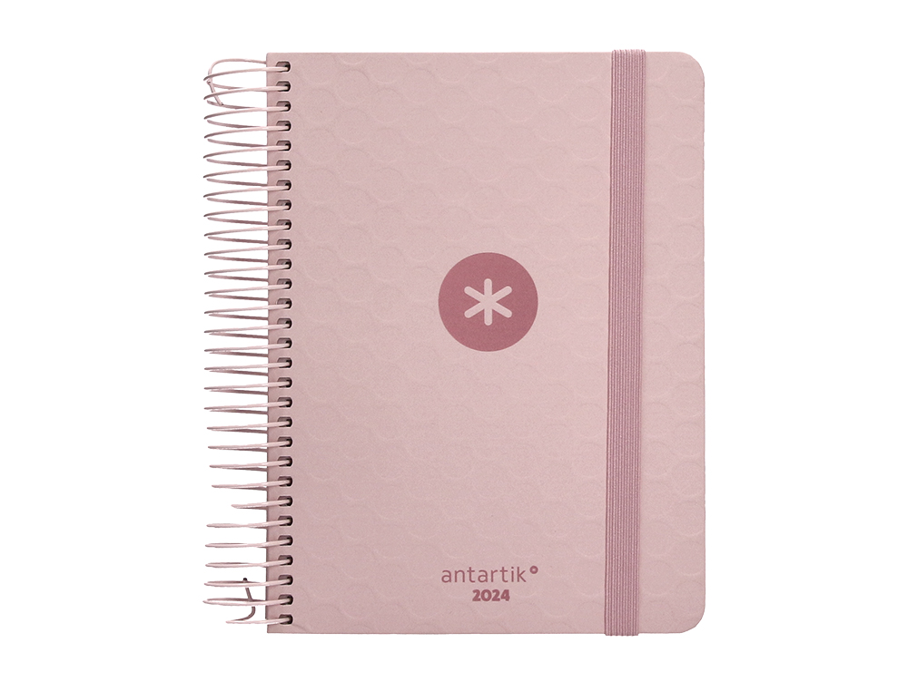 AGENDA DE OFICINA ANTARTIK A5+ 2024 DIA PAGINA 80 GR CON SOBRE Y 3 HOJAS DE PEGATINAS 165X215 MM