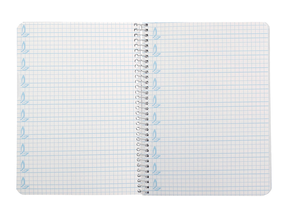 CUADERNO ESPIRAL LIDERPAPEL A5 PAUTAGUIA TAPA DURA 80H 90 GR CUADRO PAUTADO 5MM COLOR AMARILLO