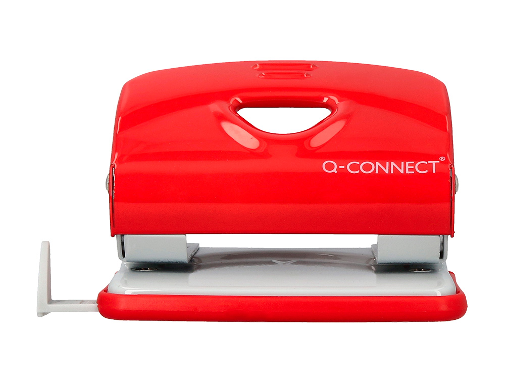 TALADRADOR Q-CONNECT KF14219 ROJO ABERTURA 6 MM CAPACIDAD 20 HOJAS