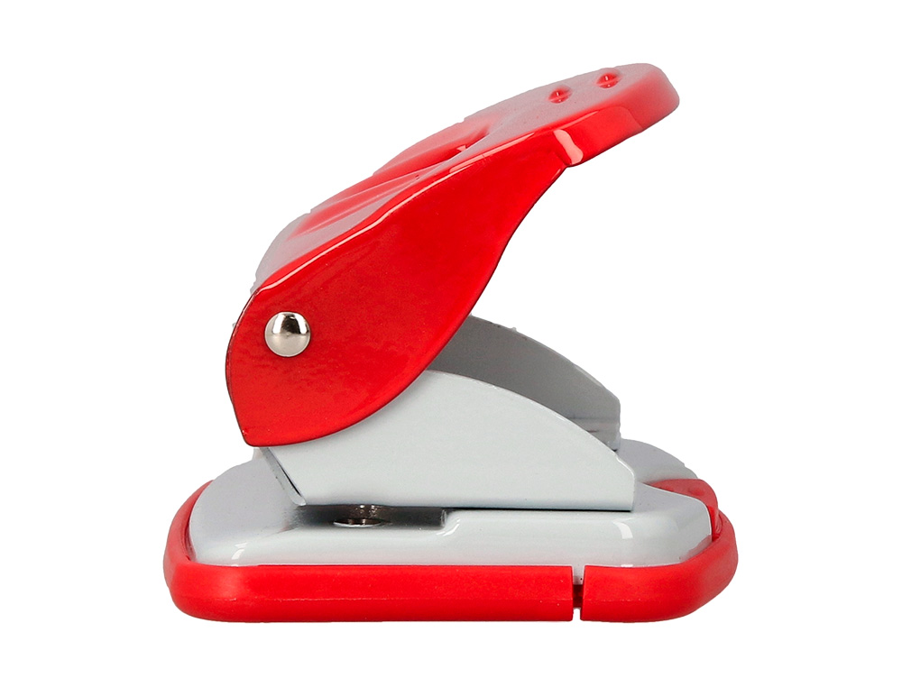 TALADRADOR Q-CONNECT KF14219 ROJO ABERTURA 6 MM CAPACIDAD 20 HOJAS