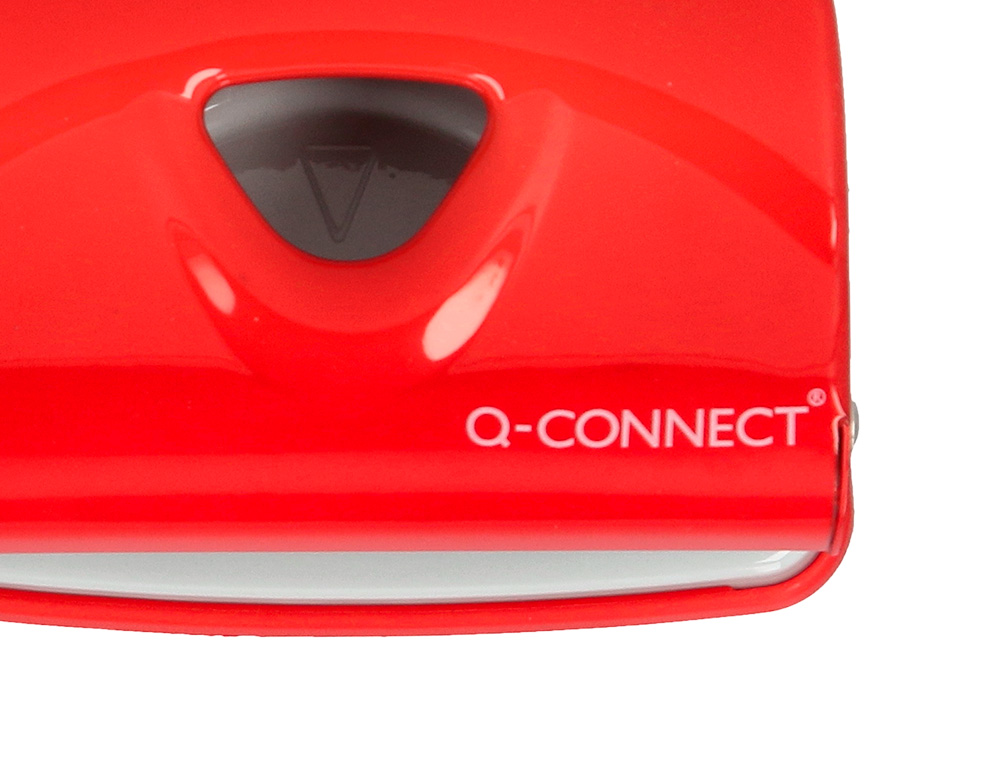 TALADRADOR Q-CONNECT KF14219 ROJO ABERTURA 6 MM CAPACIDAD 20 HOJAS