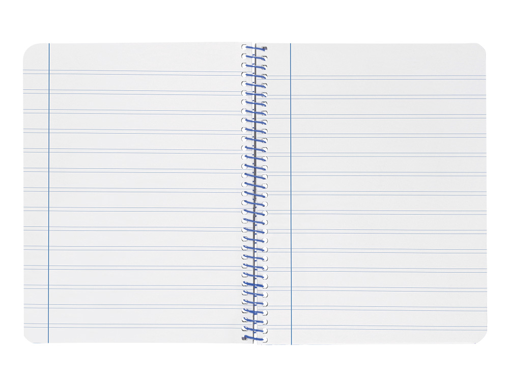 CUADERNO ESPIRAL LIDERPAPEL A4 WONDER TAPA PLASTICO 80H 90GR PAUTA ESTRECHA 2,5MM CON MARGEN COLOR VERDE OSCURO