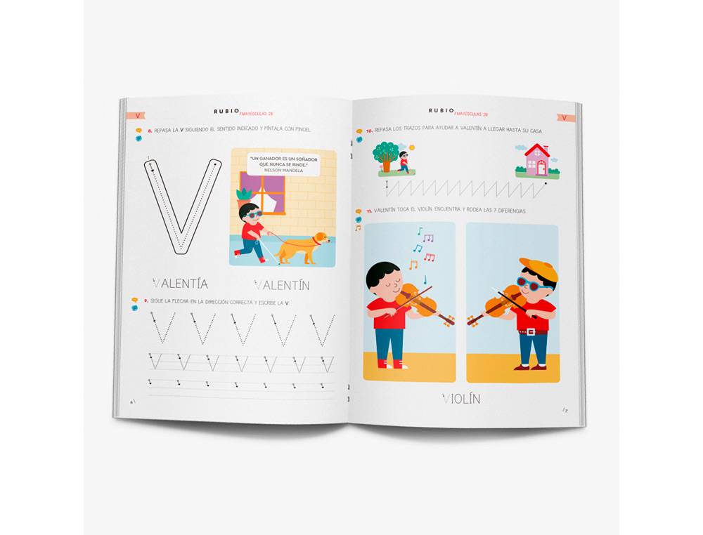 CUADERNO RUBIO MAYUSCULAS 2B