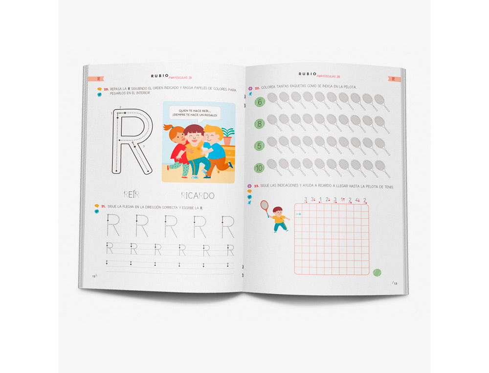 CUADERNO RUBIO MAYUSCULAS 2B