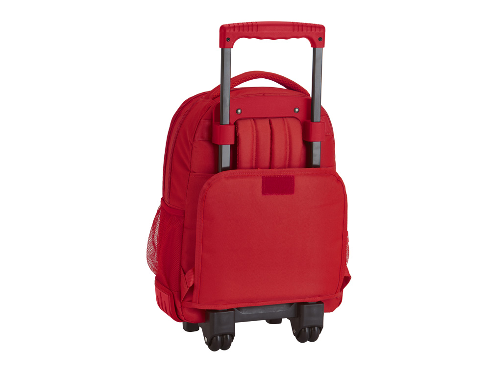 CARTERA ESCOLAR SAFTA CON CARRO SPORTING DE GIJON MOCHILA GRANDE CON RUEDAS COMPACT 320X450X210 MM