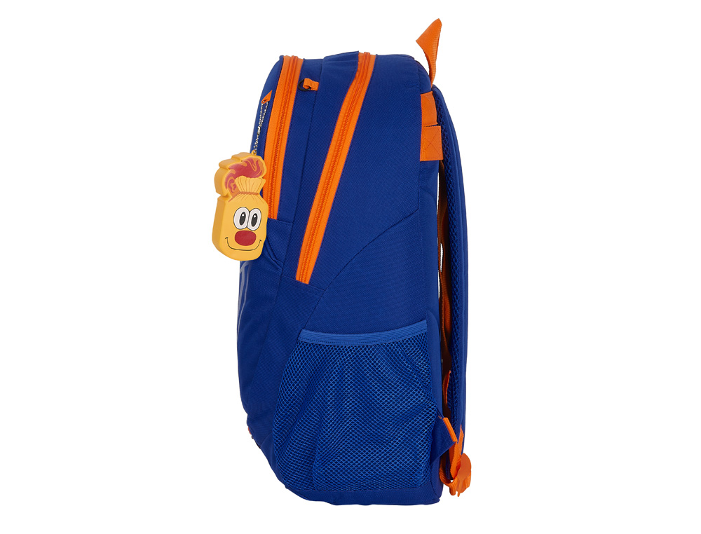 CARTERA ESCOLAR SAFTA VALENCIA BASKET CLUB MOCHILA ADAPTABLE A CARRO 320X160X440 MM