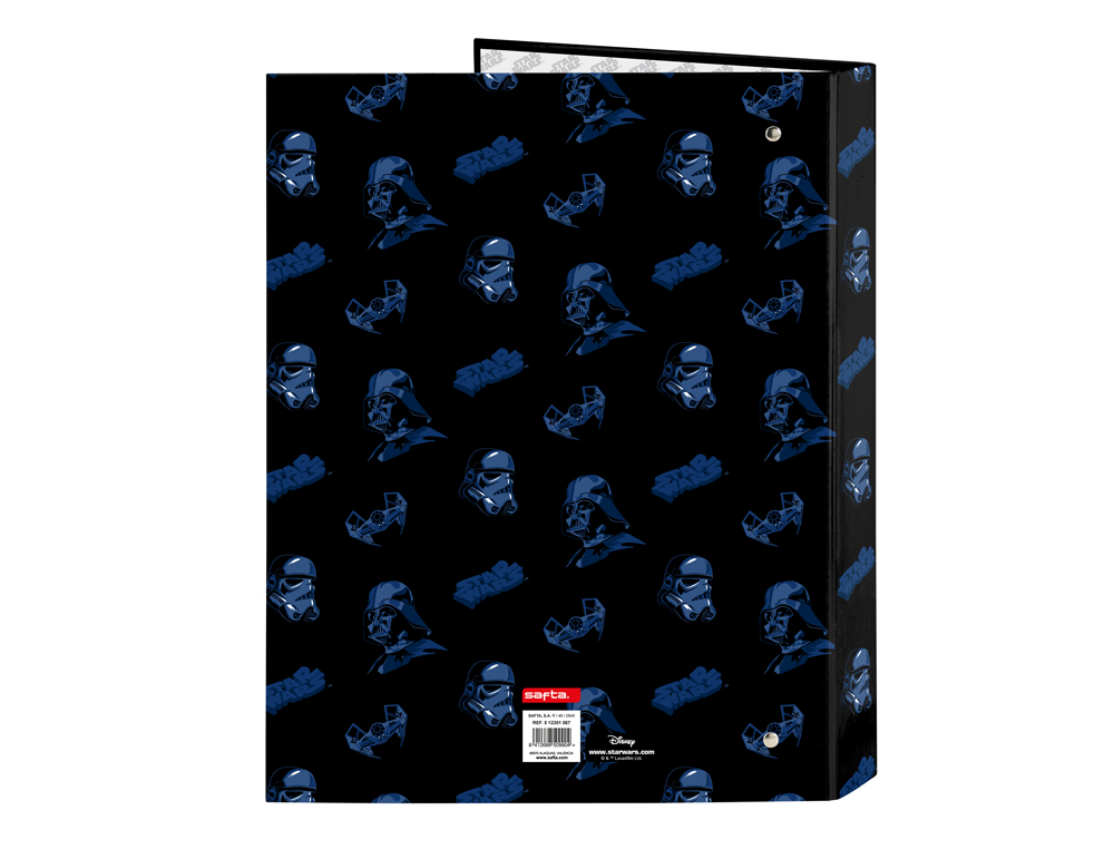 CARPETA SAFTA CARTON FOLIO 4 ANILLAS MIXTAS STAR WARS DIGITAL ESCAPE