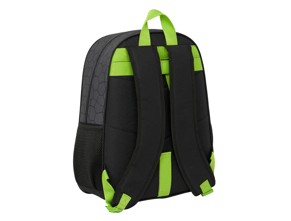 MOCHILA SAFTA ADAPTADA A CARRO TORTUGAS NINJA 420X330X140 MM