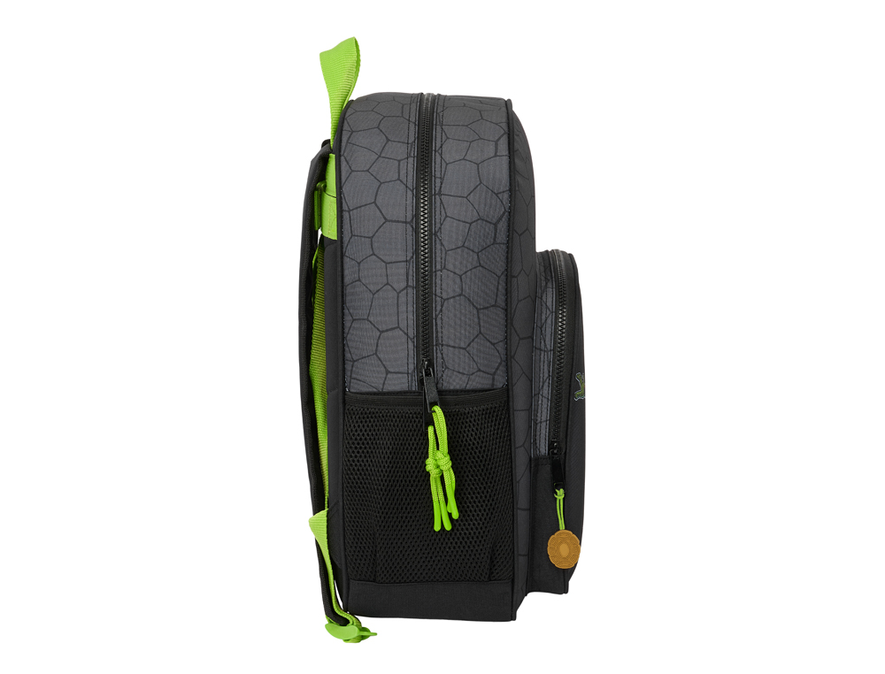 MOCHILA SAFTA ADAPTADA A CARRO TORTUGAS NINJA 420X330X140 MM