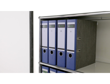 ARCHIVADOR DE PALANCA LEITZ 180 DIN A4 MAXI POLIPROPILENO LOMO 80 MM COLOR AZUL