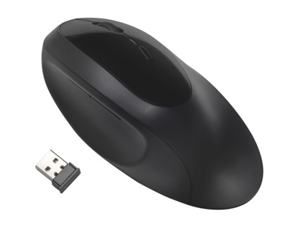 RATON KENSINGTON PRO FIT ERGO OPTICO 1600 DPI USB 2,4 GHZ INALAMBRICO COLOR NEGRO