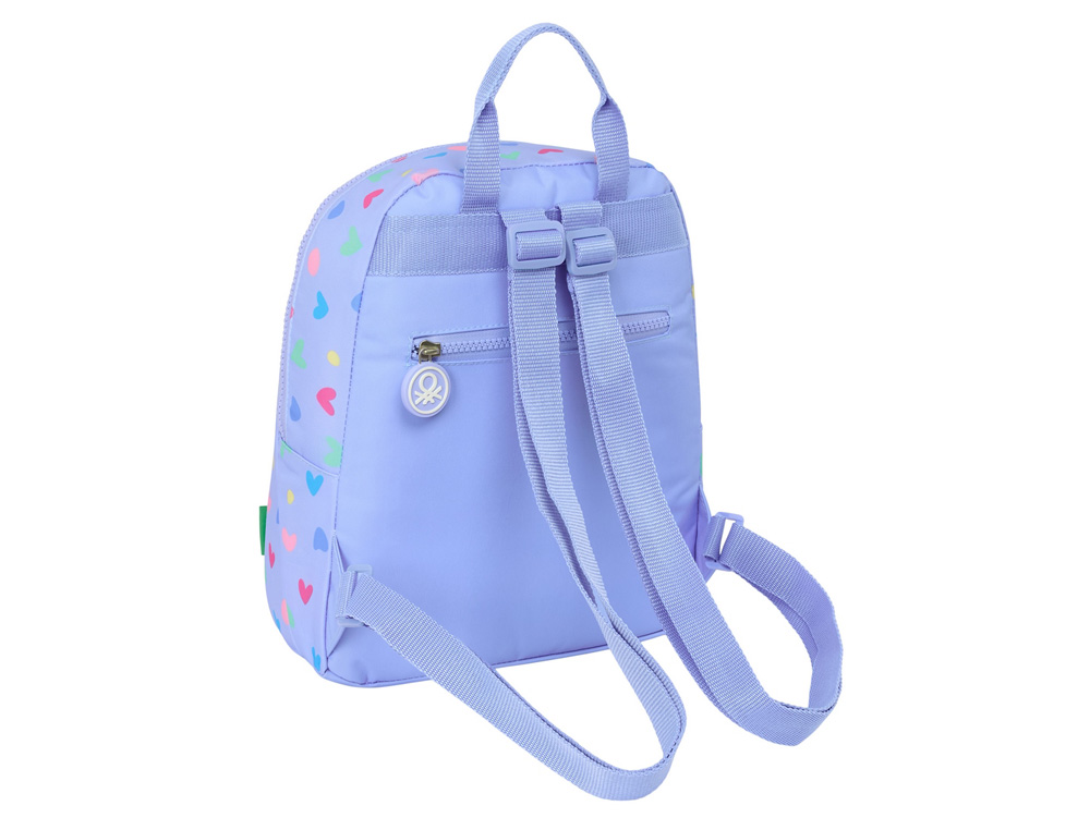 MINI MOCHILA SAFTA BENETTON LILA 300X250X130 MM
