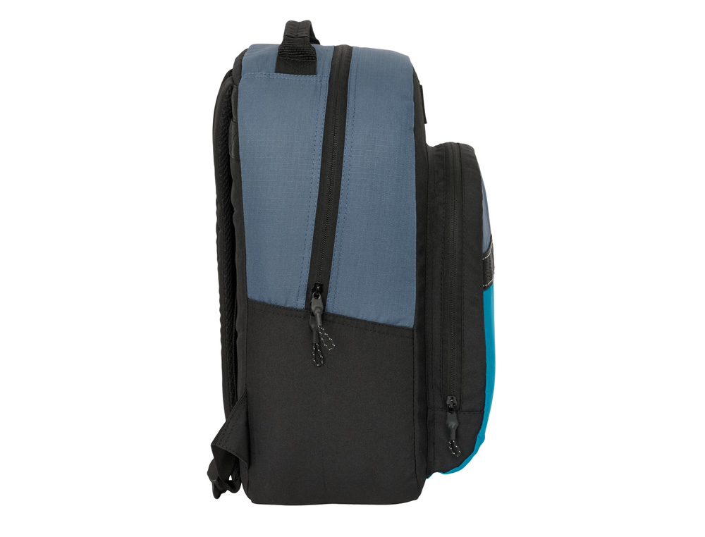 MOCHILA SAFTA ADAPTABLE A CARRO RECICLADO BLACKFIT8 CALIFORNIA 420X320X150 MM