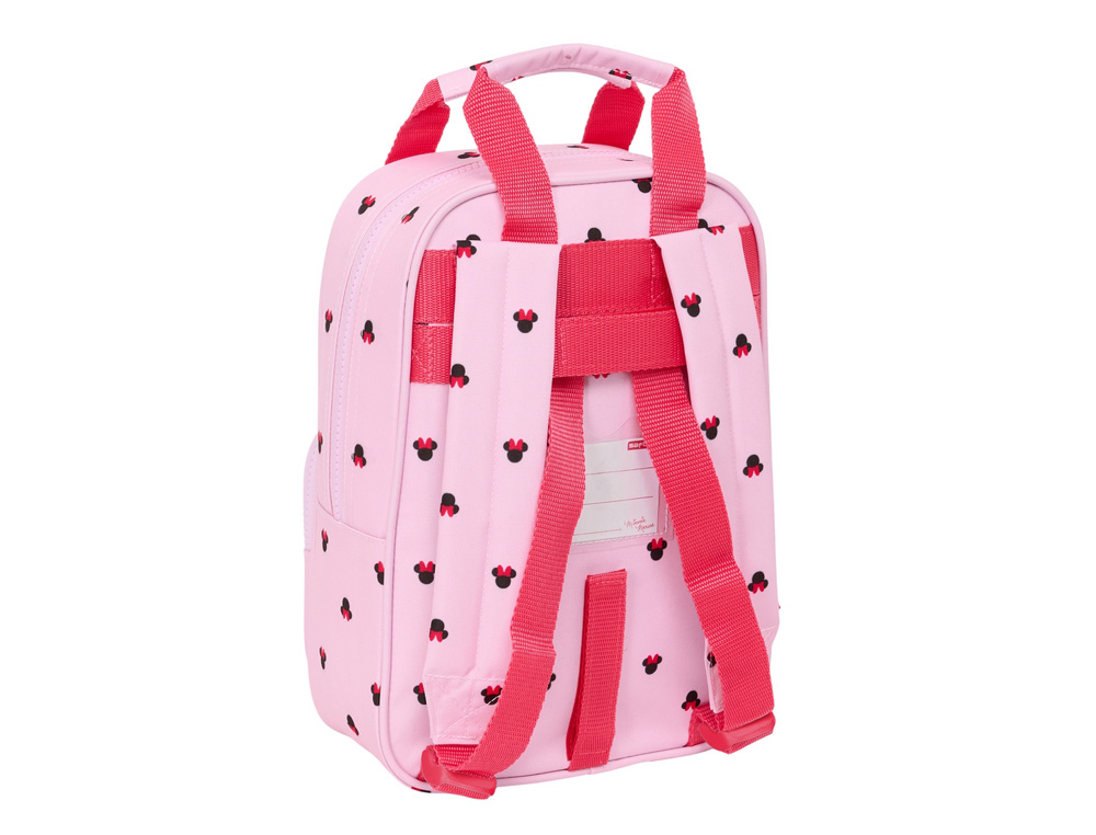 MOCHILA SAFTA INFANTIL CON ASAS MINNIE MOUSE NALVE 280X200X80 MM