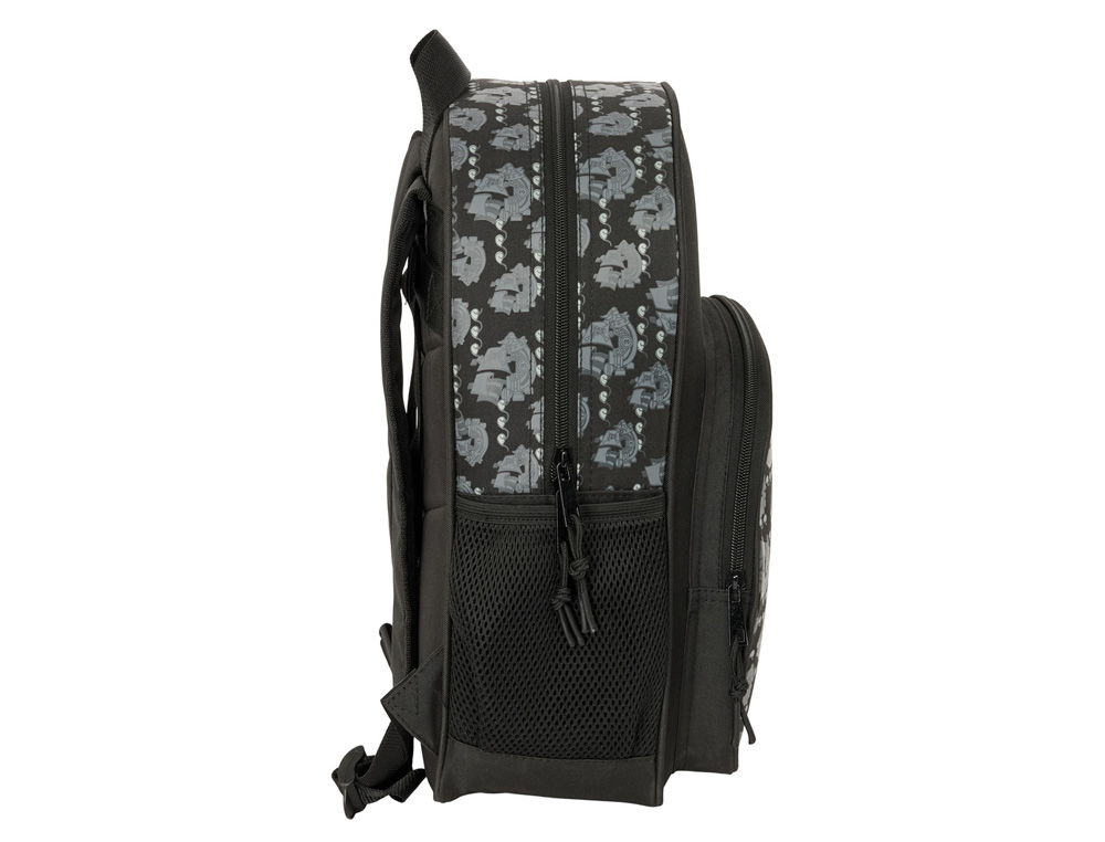 MOCHILA SAFTA JUNIOR ADAPTABLE A CARRO ONE PIECE PIRATES 380X320X120 MM
