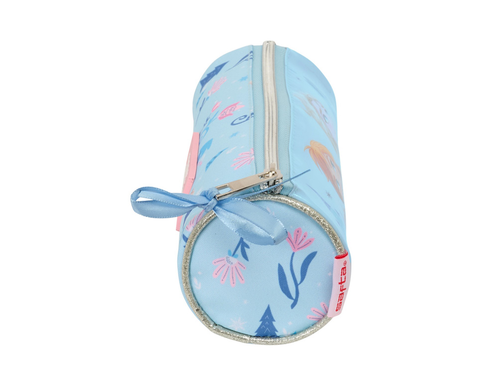 BOLSO ESCOLAR PORTATODO SAFTA REDONDO FROZEN ICE MAGIC 70X200X70 MM