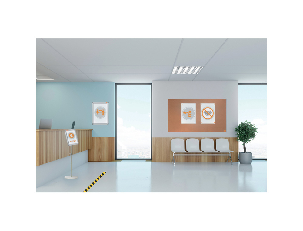 ATRIL DEL SUELO NOBO PREMIUN PLUS ALTURA AJUSTABLE HASTA 140 CM DIN A4