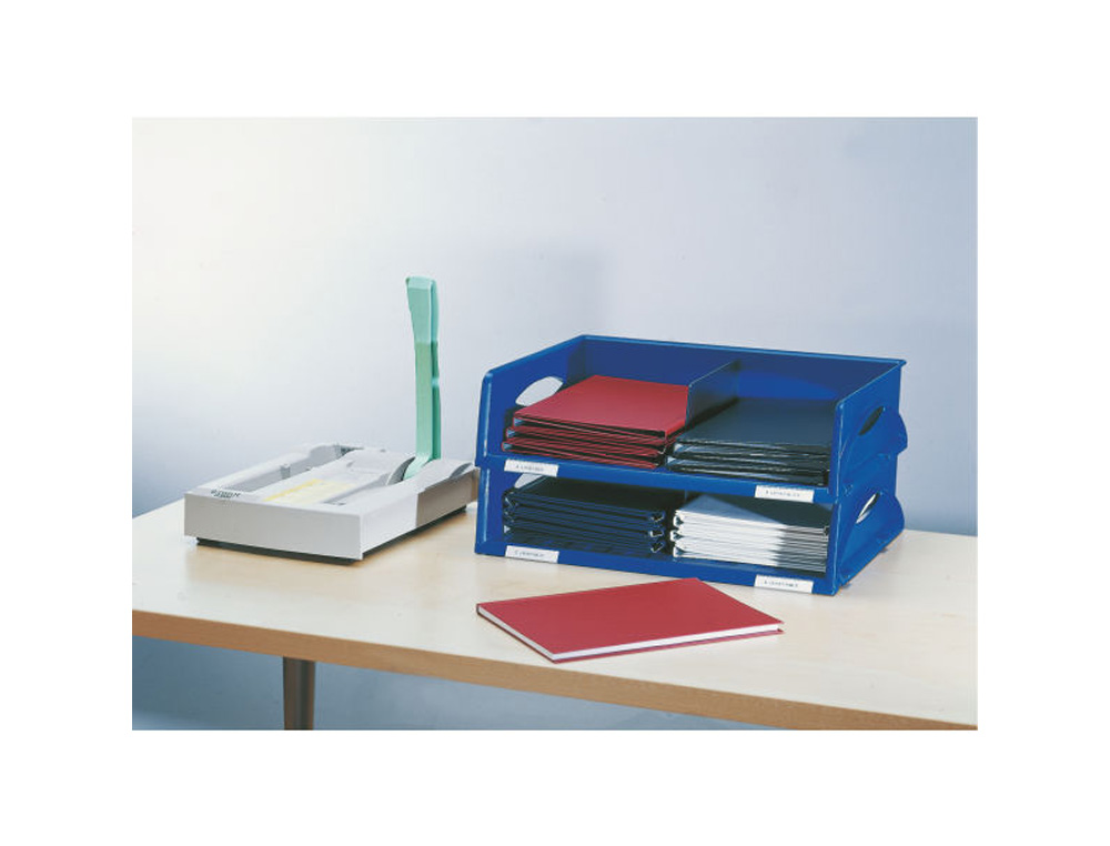 BANDEJA SOBREMESA PLASTICO LEITZ SORTY DIN A3 JUMBO COLOR AZUL 490X125X385 MM